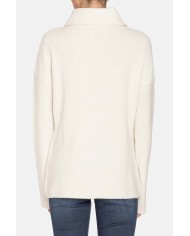 MAGLIA COLLO ALTO IN MISTO LANA