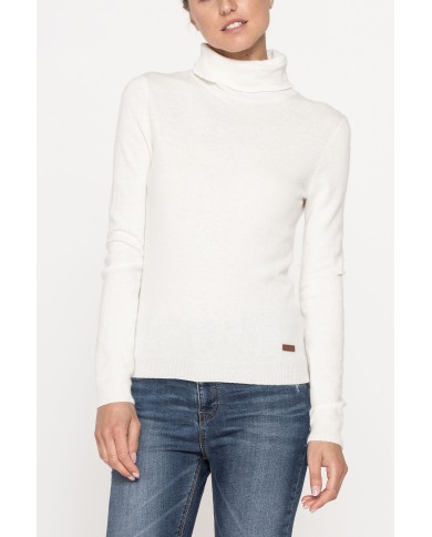 MAGLIA COLLO ALTO IN MISTO CASHMERE