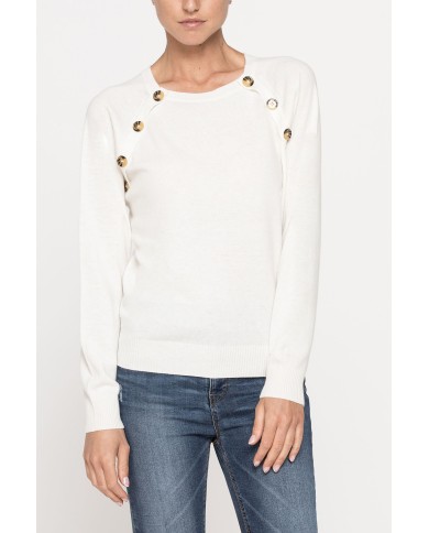 MAGLIA GIROCOLLO IN MISTO CASHMERE