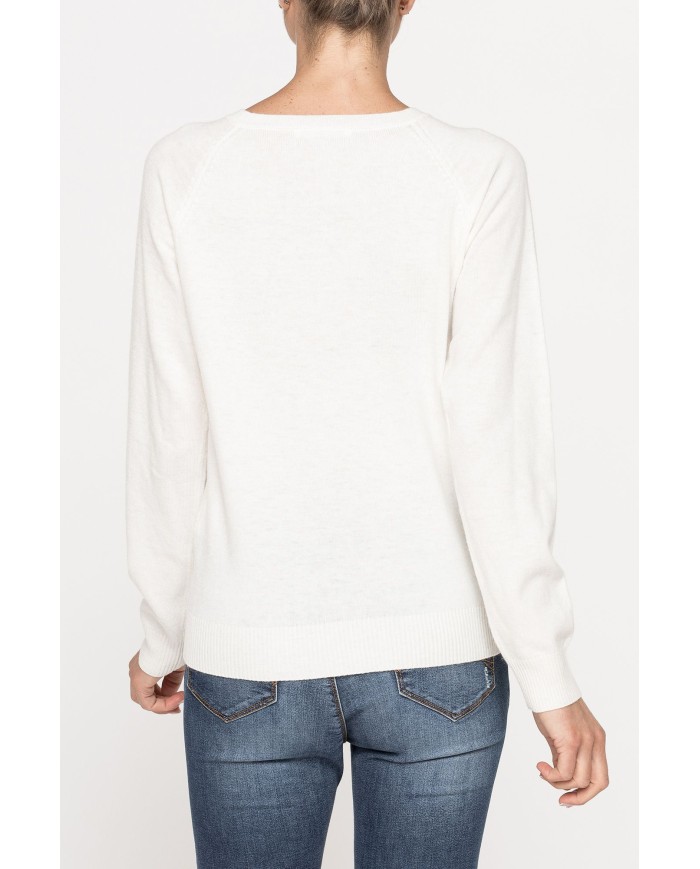 MAGLIA GIROCOLLO IN MISTO CASHMERE
