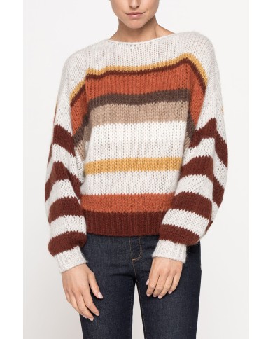 MAGLIA OVERSIZE IN MISTO MOHAIR