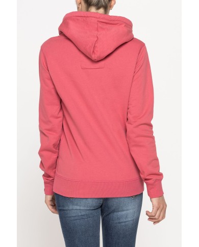 FELPA CON CAPPUCCIO 100% COTONE