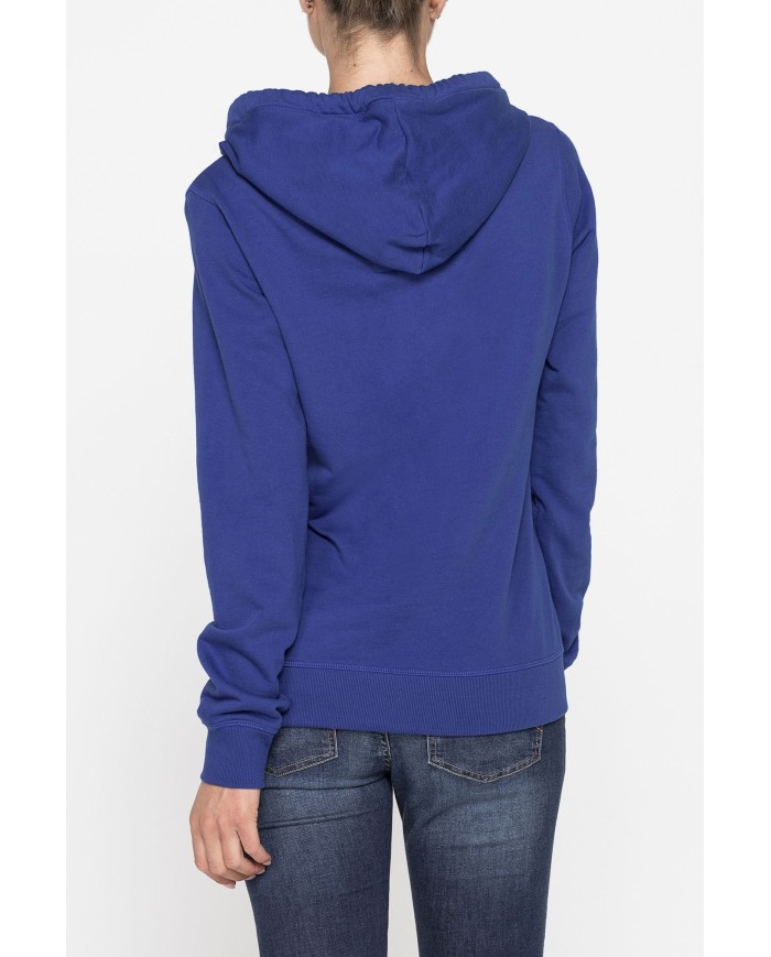 FELPA CON CAPPUCCIO 100% COTONE