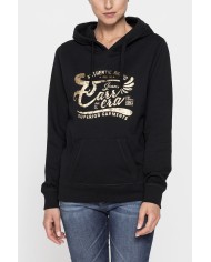 FELPA CON CAPPUCCIO 100% COTONE