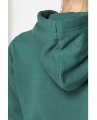 FELPA FELPATA CHIUSA CON CAPPUCCIO E GRAFICA