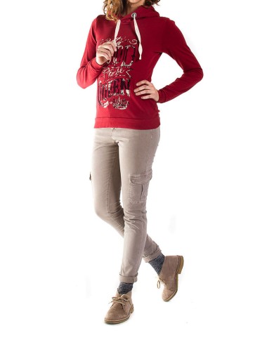 FELPA LEGGERA CON CAPPUCCIO