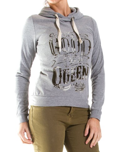 FELPA LEGGERA CON CAPPUCCIO