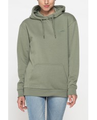 FELPA FELPATA BASIC OVERSIZE CON CAPPUCCIO