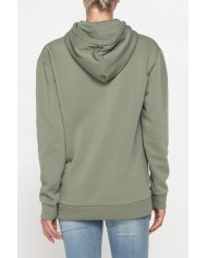 FELPA FELPATA BASIC OVERSIZE CON CAPPUCCIO