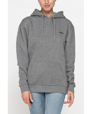 FELPA FELPATA BASIC OVERSIZE CON CAPPUCCIO