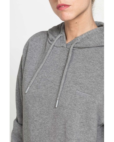 FELPA FELPATA BASIC OVERSIZE CON CAPPUCCIO