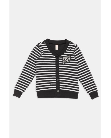 CARDIGAN CON BOTTONI IN COTONE. Vestibilità regolare.