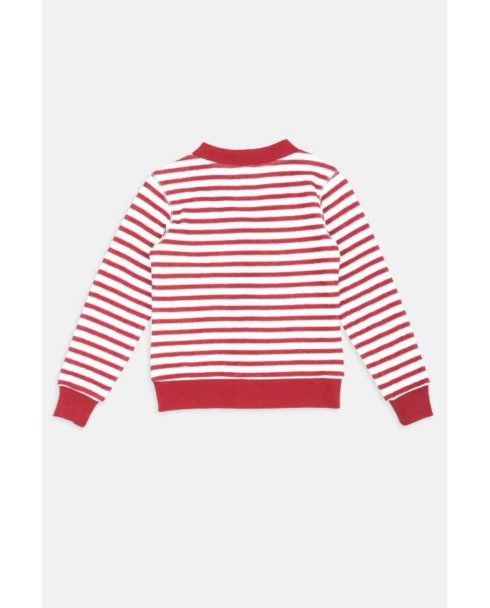 CARDIGAN CON BOTTONI IN COTONE. Vestibilità regolare.