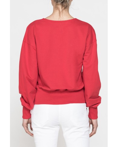 FELPA CON SCOLLO A V