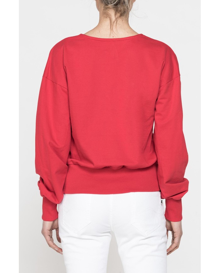 FELPA CON SCOLLO A V