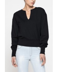 FELPA CON SCOLLO A V