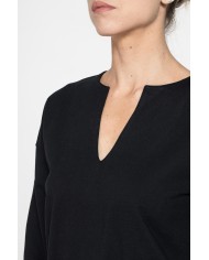 FELPA CON SCOLLO A V