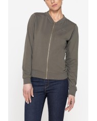 VARSITY JACKET IN FELPA