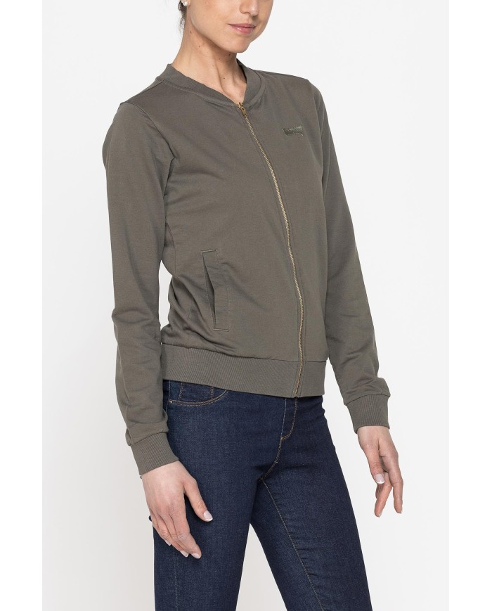 VARSITY JACKET IN FELPA