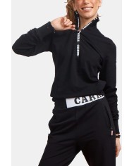 FELPA CON APERTURA MEZZA ZIP