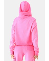 FELPA MODELLO SCATOLETTA CON CAPPUCCIO