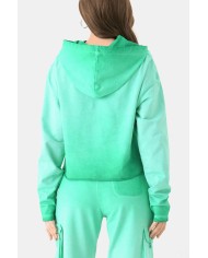 FELPA MODELLO SCATOLETTA CON CAPPUCCIO