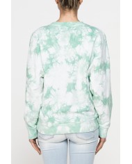 FELPA GIROCOLLO OVERSIZE FIT CON TINTURA TIE-DYE
