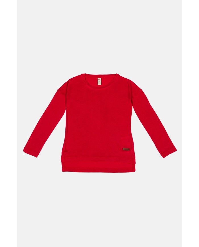 MAXI T-SHIRT GIROCOLLO. Vestibilità regolare.