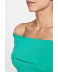 TOP BARDOT IN VISCOSA ELASTICIZZATA