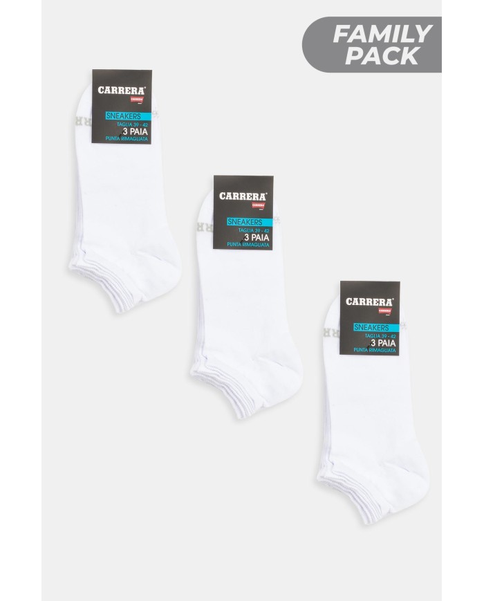 CALZA SNEAKERS UNISEX 3 x TRIPACK