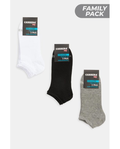 CALZA SNEAKERS UNISEX 3 x TRIPACK