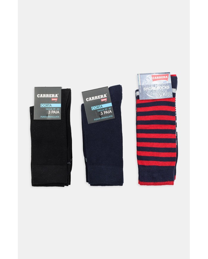 CONFEZIONE DA 9 CALZE CORTE