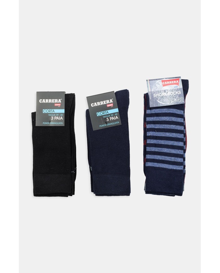 CONFEZIONE DA 9 CALZE CORTE