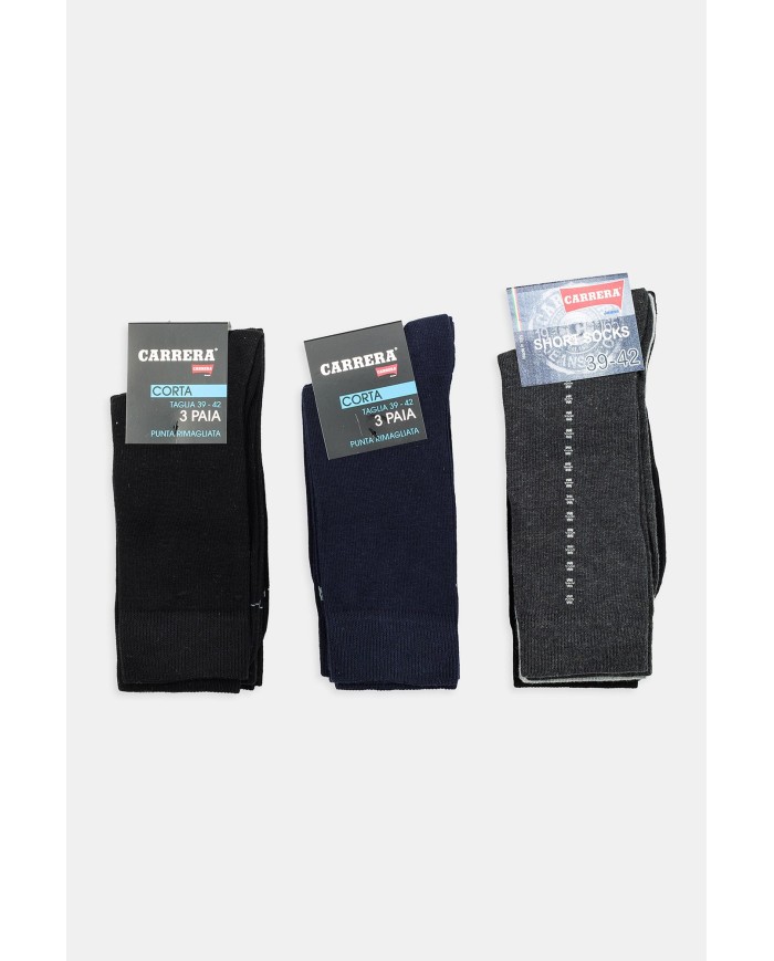 CONFEZIONE DA 9 CALZE CORTE