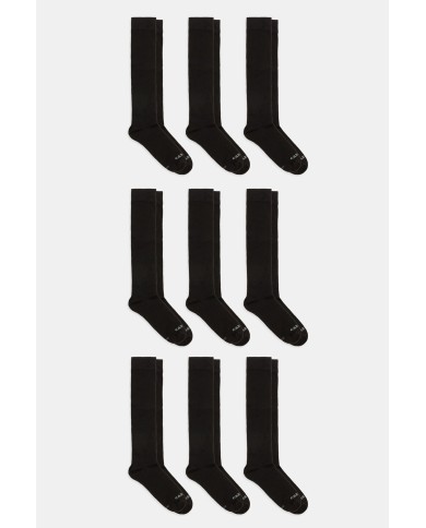 3 x TRIPACK CALZA LUNGA UOMO