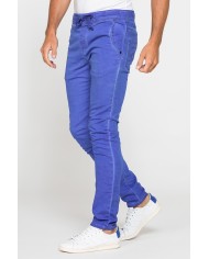JOGGER JEANS COLORATO MOD. 730. Vita regolare gamba asciutta