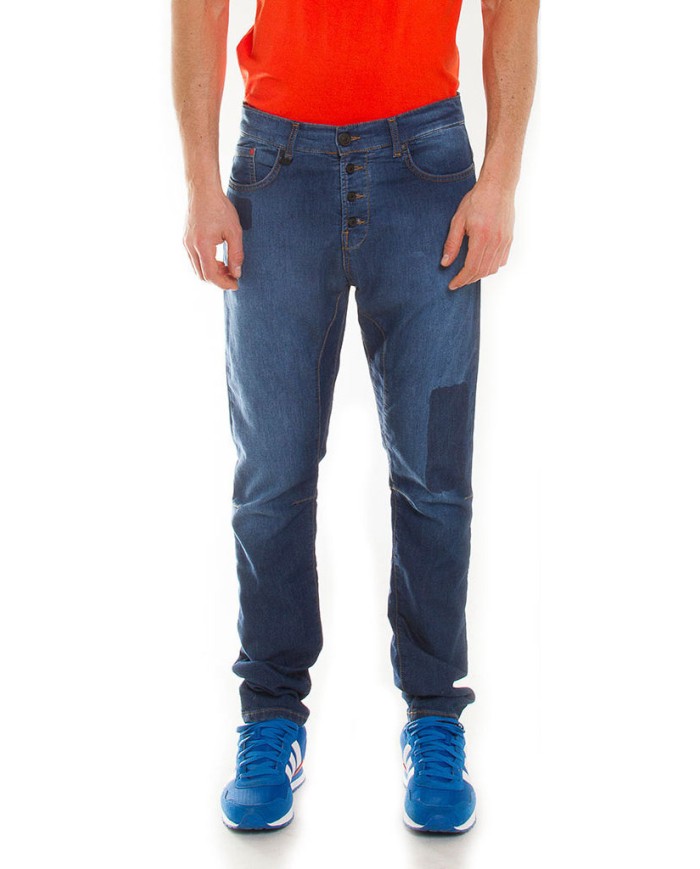 JOGGER JEANS MOD. 746. Cavallo basso gamba regolare