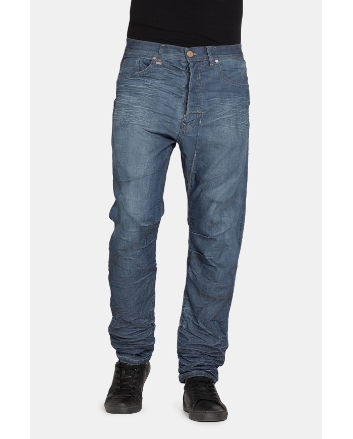 JOGGER JEANS BAGGY. Cavallo basso gamba regolare