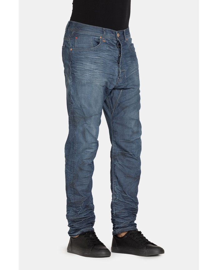 JOGGER JEANS BAGGY. Cavallo basso gamba regolare