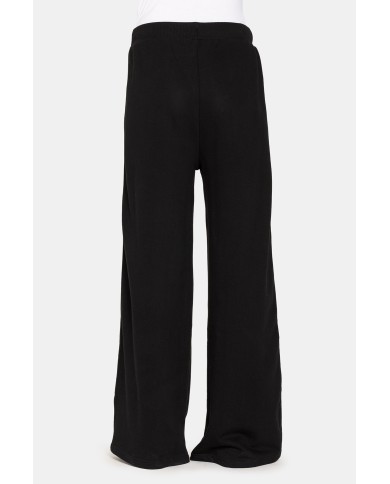 PANTALONE IN FELPA. Vita alta e gamba regolare.