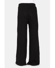 PANTALONE IN FELPA. Vita alta e gamba regolare.