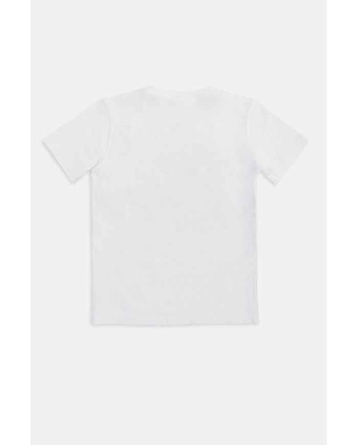 T-SHIRT “OCEANI PULITI” IN COTONE E PET RICICLATI