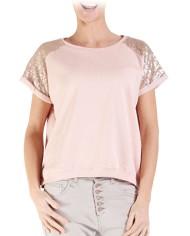 FELPA GIROCOLLO, SHORT SLEEVE