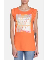 T-SHIRT GIROCOLLO IN COTONE