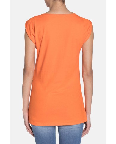 T-SHIRT GIROCOLLO IN COTONE