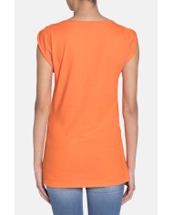 T-SHIRT GIROCOLLO IN COTONE