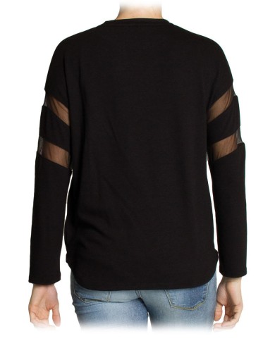 T-SHIRT MANICA LUNGA CON INSERTI TOULLE