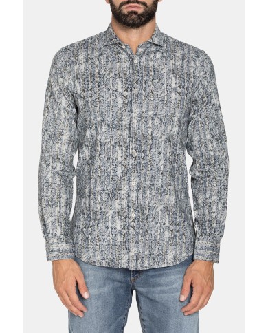 CAMICIA IN VELLUTO STAMPATO