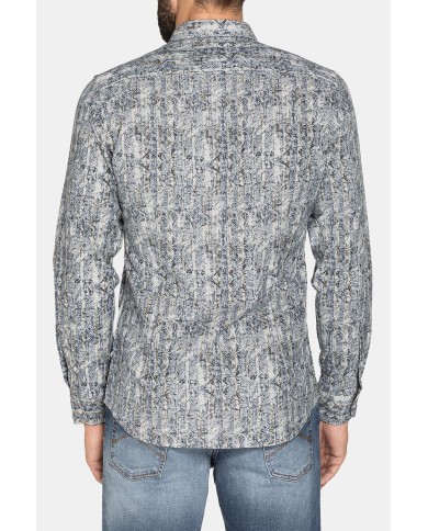 CAMICIA IN VELLUTO STAMPATO