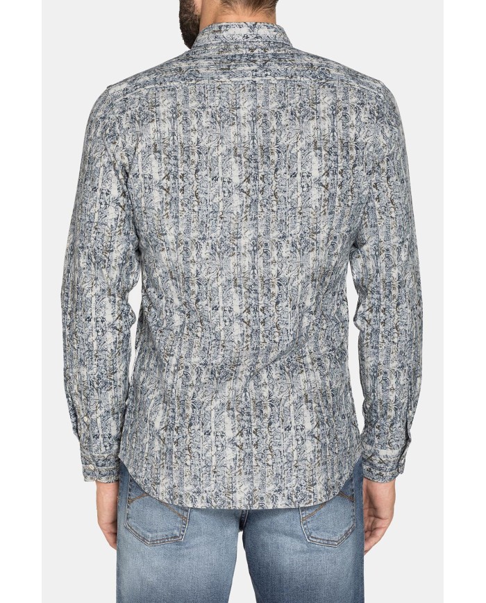 CAMICIA IN VELLUTO STAMPATO